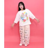 花ネコ発泡プリント ローズジャガードTシャツ | ScoLar | 詳細画像1 