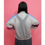 軽量薄地ナイロンワッシャー配色ブルゾン | ScoLar | 詳細画像11