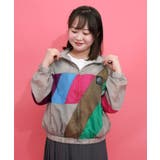 軽量薄地ナイロンワッシャー配色ブルゾン | ScoLar | 詳細画像13