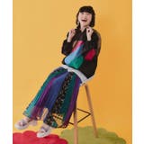 軽量薄地ナイロンワッシャー配色ブルゾン | ScoLar | 詳細画像1