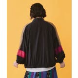 軽量薄地ナイロンワッシャー配色ブルゾン | ScoLar | 詳細画像5