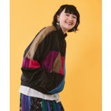 軽量薄地ナイロンワッシャー配色ブルゾン | ScoLar | 詳細画像6