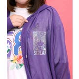 スカラーちゃん箔プリント 接触冷感シアーパーカー | ScoLar | 詳細画像4 