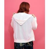 スカラーちゃん箔プリント 接触冷感シアーパーカー | ScoLar | 詳細画像7 