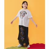 ジャージライク生地×裏地チュールスカート | ScoLar | 詳細画像10