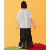 ジャージライク生地×裏地チュールスカート | ScoLar | 詳細画像12