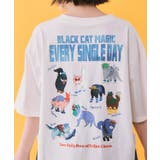 ブラックキャットマジック柄 接触冷感Tシャツ | ScoLar | 詳細画像6