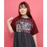 レース付き アメリカン風スカラーちゃん配色ワンピース | ScoLar | 詳細画像10 