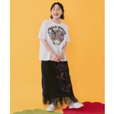フリンジ入り アメリカン風スカラーちゃんTシャツ | ScoLar | 詳細画像1