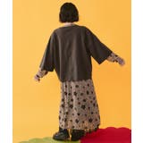 4柄展開 ロングスリーブソフトチュールワンピース | ScoLar | 詳細画像13
