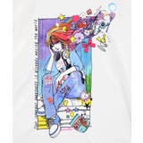 カラフルストリートガール柄Tシャツ | ScoLar | 詳細画像10