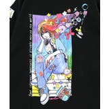 カラフルストリートガール柄Tシャツ | ScoLar | 詳細画像12