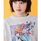 カラフルストリートガール柄Tシャツ | ScoLar | 詳細画像5