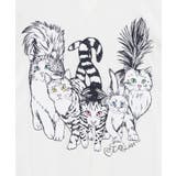 にらめっこネコちゃん ワイドTシャツ | ScoLar | 詳細画像8