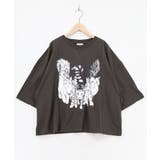 にらめっこネコちゃん ワイドTシャツ | ScoLar | 詳細画像9