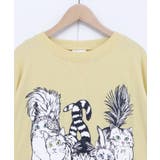 にらめっこネコちゃん ワイドTシャツ | ScoLar | 詳細画像13