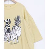 にらめっこネコちゃん ワイドTシャツ | ScoLar | 詳細画像14