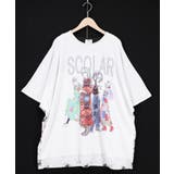 オフホワイト | スカラーガールズ レース付きTシャツ | ScoLar