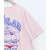 お昼寝ウサギinスカラーバーガー柄Tシャツ | ScoLar | 詳細画像15 