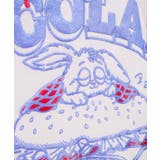 お昼寝ウサギinスカラーバーガー柄Tシャツ | ScoLar | 詳細画像16 