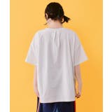 お昼寝ウサギinスカラーバーガー柄Tシャツ | ScoLar | 詳細画像5 