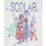 スカラーガールズ 花刺繍チュール重ねTシャツ | ScoLar | 詳細画像7 