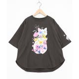 チャコールグレー | 【イラスト募集】ハピネス・キャット柄Tシャツ | ScoLar