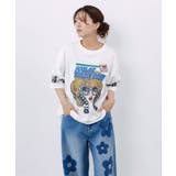 フラワー柄 ブリーチ加工デニムパンツ | ScoLar | 詳細画像8