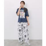 アンティーク柄 3way巻きスカート付きパンツ | ScoLar | 詳細画像15