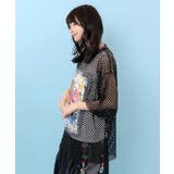 ボックスアート柄アップリケ付き メッシュプルオーバー | ScoLar | 詳細画像6