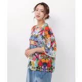 3柄展開 シアー天竺Tシャツ | ScoLar | 詳細画像3