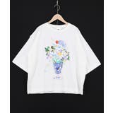 オフホワイト | スカラー特製お月見パフェ柄 接触冷感Tシャツ | ScoLar
