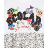 ポップロゴ×チェック×花柄 異素材切替ワンピース | ScoLar | 詳細画像7