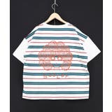 ボーダー切替 スカラーちゃんバックプリントTシャツ | ScoLar | 詳細画像9