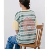 ボーダー切替 スカラーちゃんバックプリントTシャツ | ScoLar | 詳細画像6