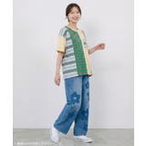 ボーダー切替 スカラーちゃんバックプリントTシャツ | ScoLar | 詳細画像7