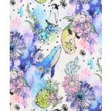 お花いっぱい水族館柄 キャミワンピース | ScoLar | 詳細画像4