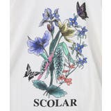 熱帯花柄 袖ギャザー入りTシャツ | ScoLar | 詳細画像7