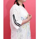 パステル調サングラスガール柄 異素材切替プルオーバー | ScoLar | 詳細画像6