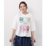 スカラークリームソーダコレクション柄Tシャツ | ScoLar | 詳細画像3