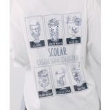 スカラークリームソーダコレクション柄Tシャツ | ScoLar | 詳細画像8
