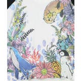 お花いっぱい水族館柄Tシャツ | ScoLar | 詳細画像7