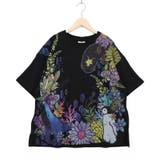 お花いっぱい水族館柄Tシャツ | ScoLar | 詳細画像8