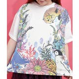 お花いっぱい水族館柄Tシャツ | ScoLar | 詳細画像4
