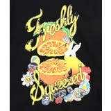 オレンジ大好きうさぎ柄 フリル付きTシャツ | ScoLar | 詳細画像5