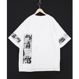 びっくりガール柄 四コマ風Tシャツ | ScoLar | 詳細画像11 