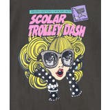 びっくりガール柄 四コマ風Tシャツ | ScoLar | 詳細画像14 