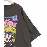 びっくりガール柄 四コマ風Tシャツ | ScoLar | 詳細画像20 