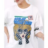 びっくりガール柄 四コマ風Tシャツ | ScoLar | 詳細画像5 