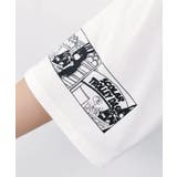 びっくりガール柄 四コマ風Tシャツ | ScoLar | 詳細画像7 